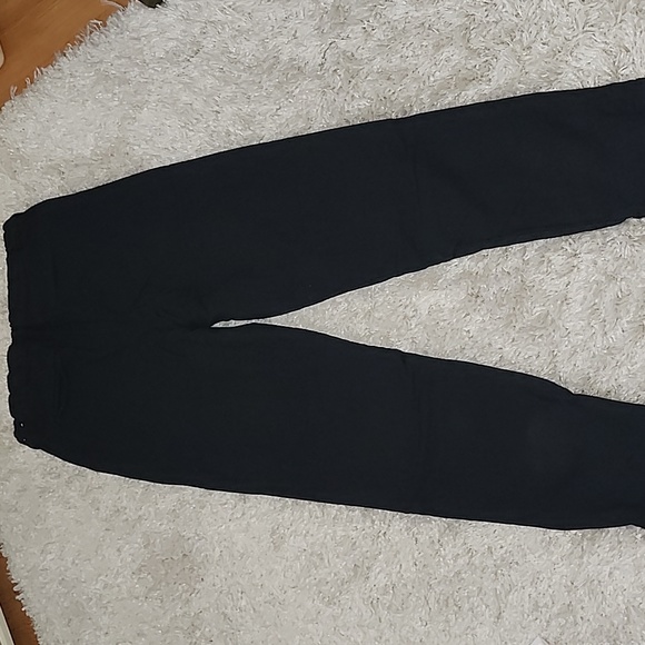 Zara herringbone pant size 13/14 navy blue (kb1) - Picture 3 of 8